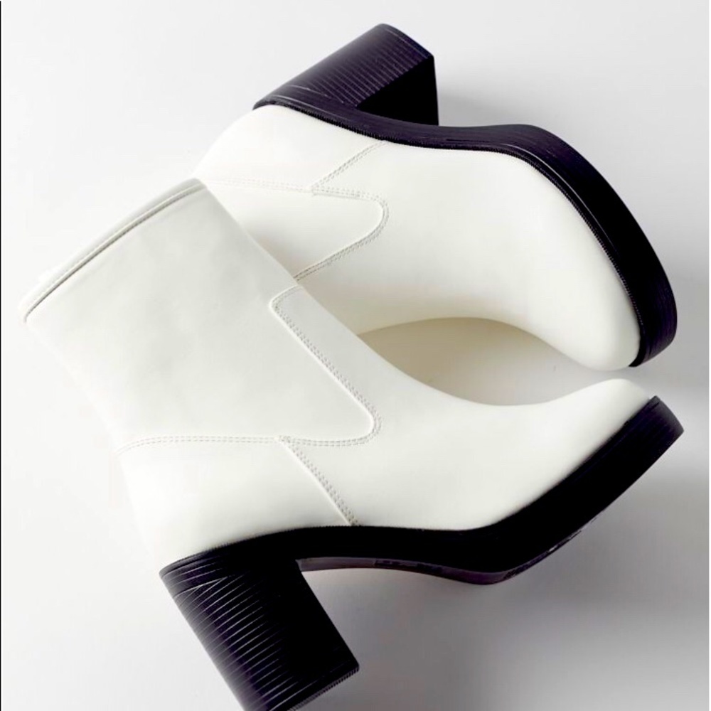 White gogo boots